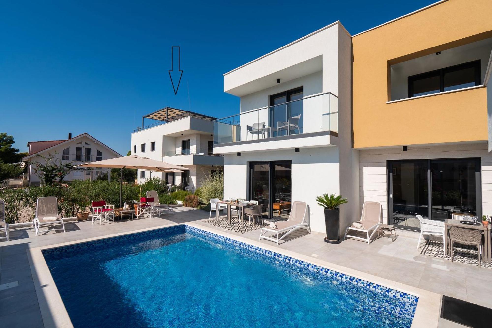 Apartments Villa Adriana I Срима Екстериор снимка